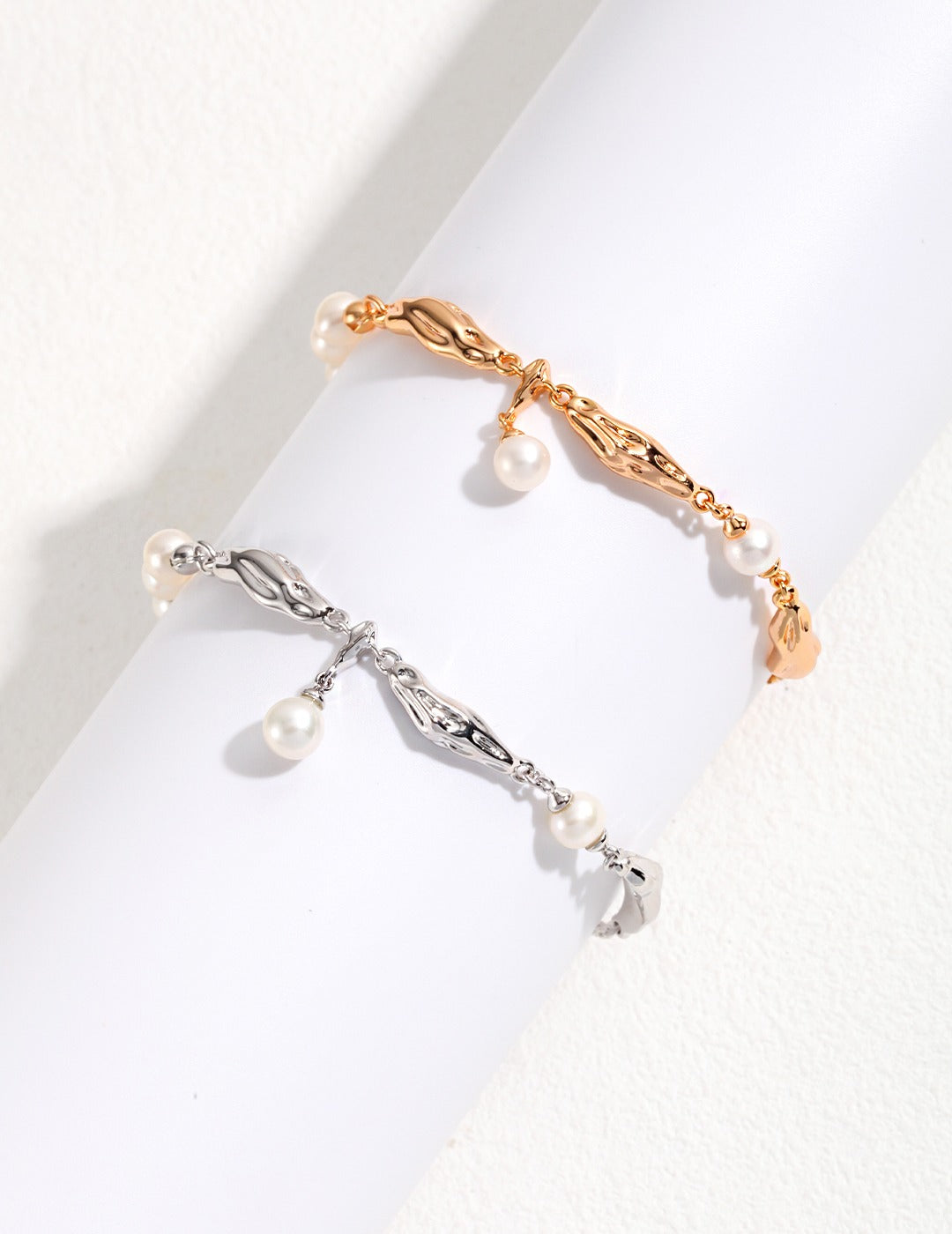 Sterling Silver Pearl Bracelet