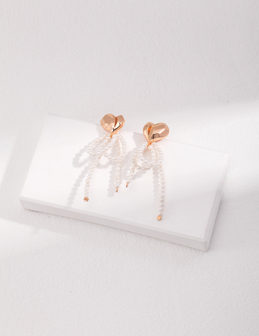 Pure Silver Shell Pearl Earrings