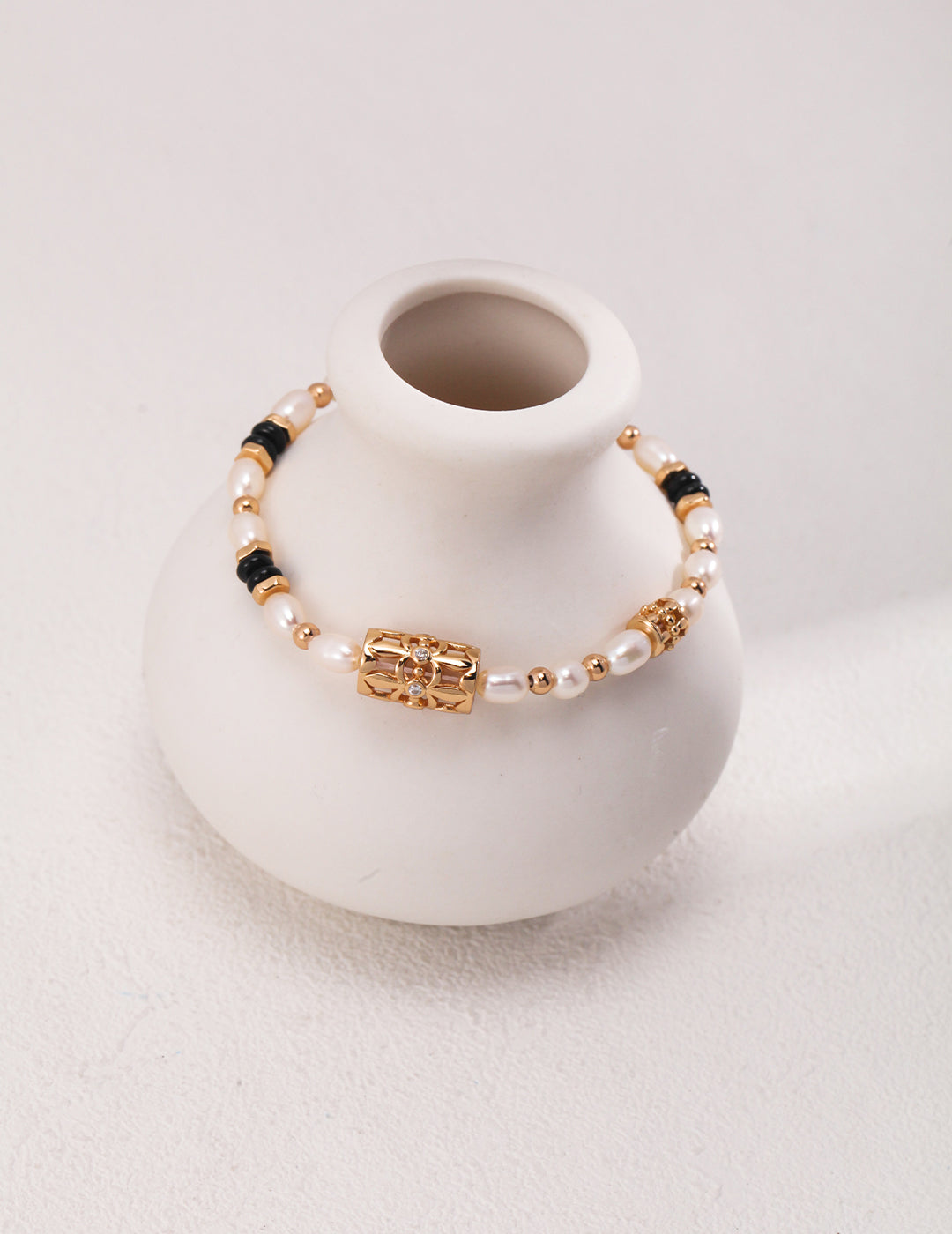 Sterling Silver Pearl Bracelet