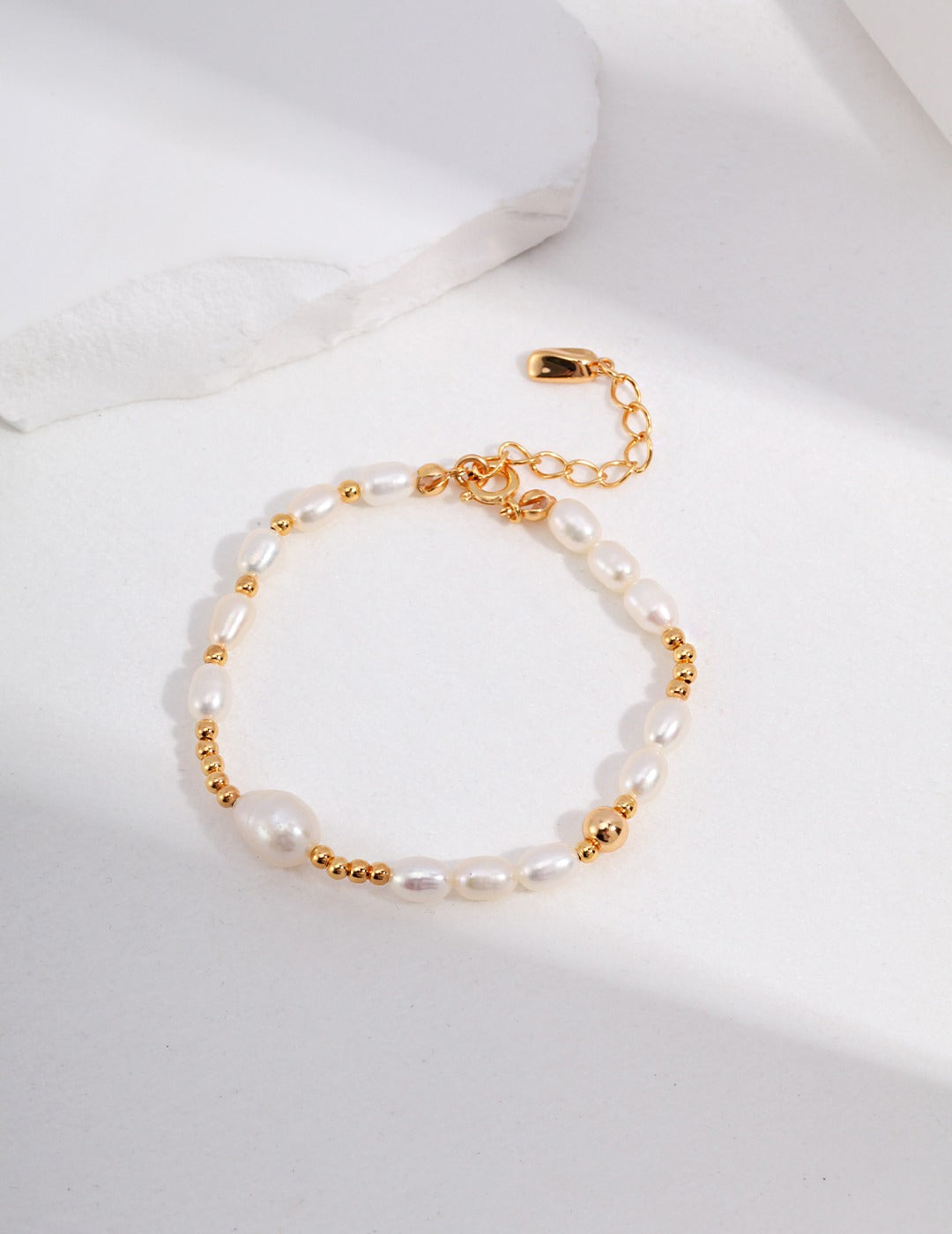 Pure Silver Pearl Bracelet