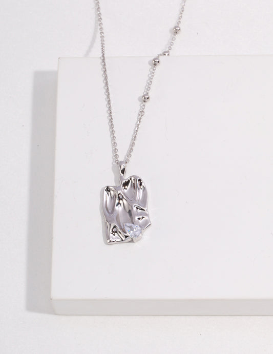 Minimalist Pure Silver Necklace