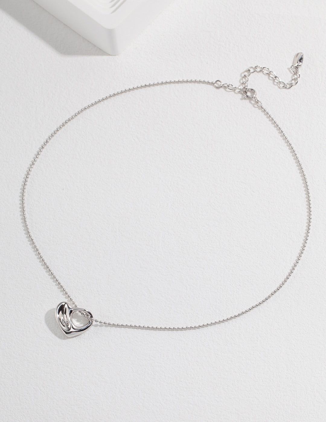 Pure Silver Heart Necklace