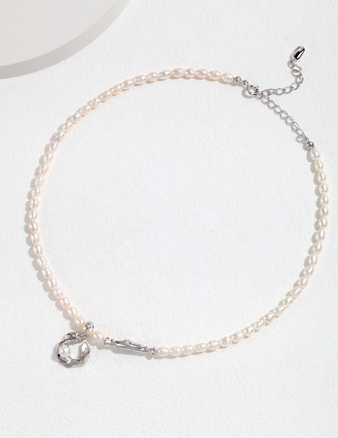 S925 Silver Natural Pearl Necklace