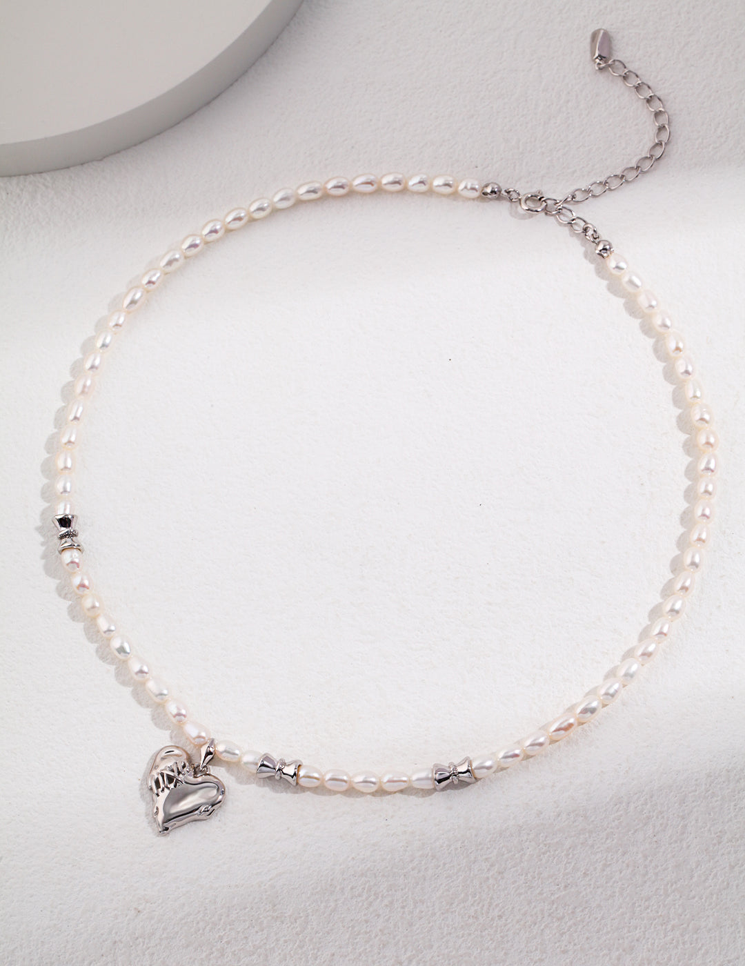 Pure Silver Heart Necklace