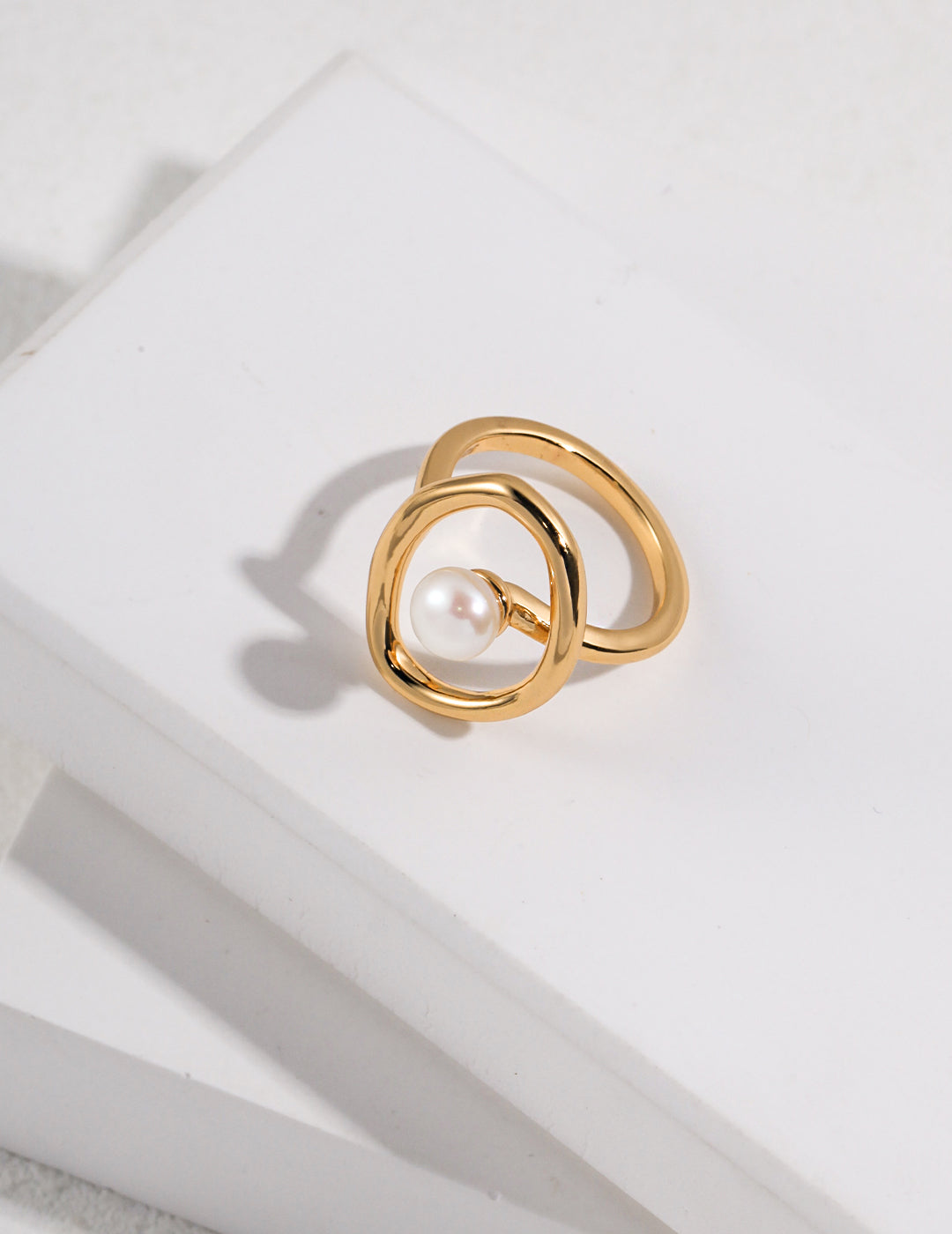 Sterling Silver Pearl Ring