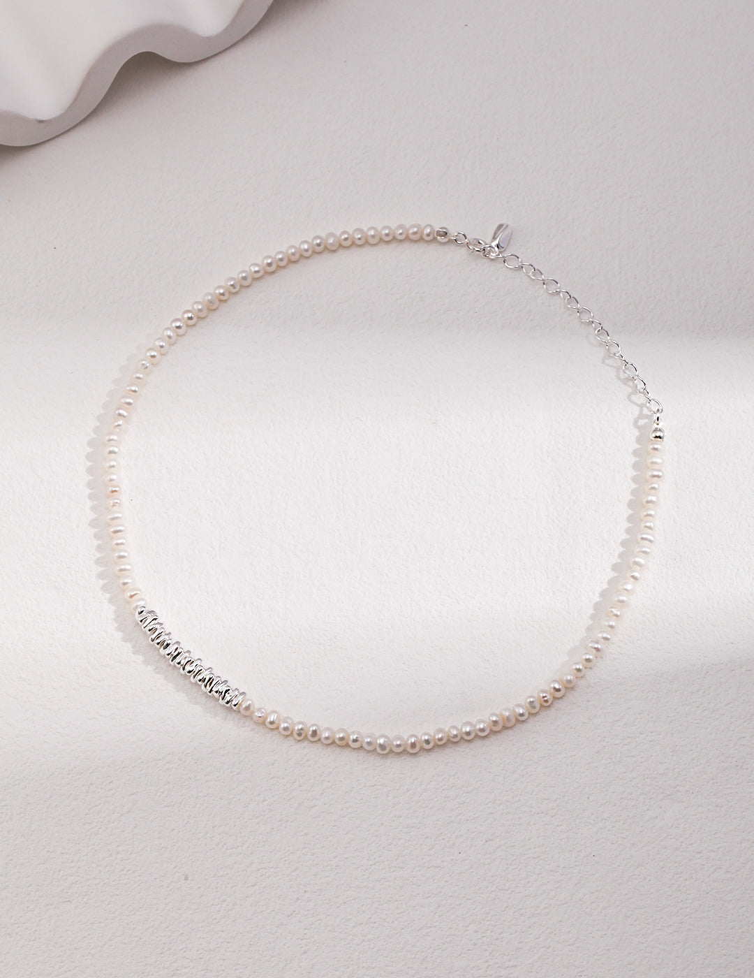 Sterling Silver Pearl Necklace