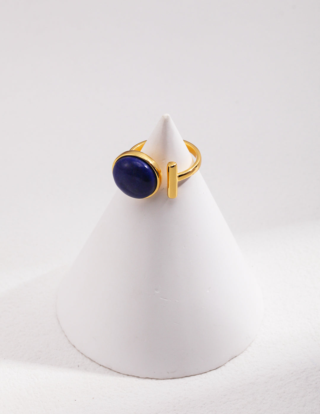 Sterling Silver Natural Lapis Lazuli Ring