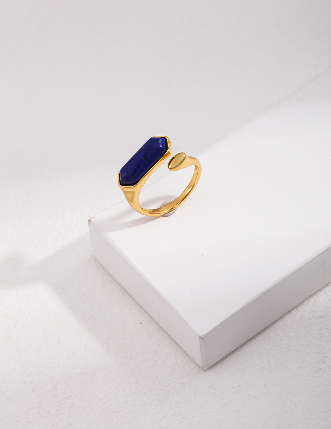 Sterling Silver Natural Lapis Lazuli Ring