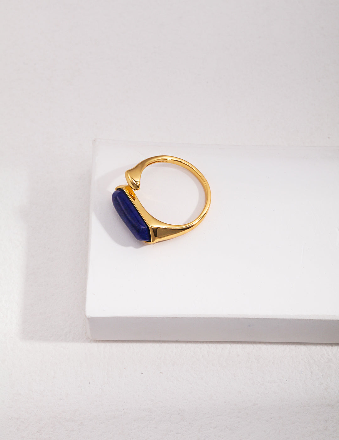 Sterling Silver Natural Lapis Lazuli Ring