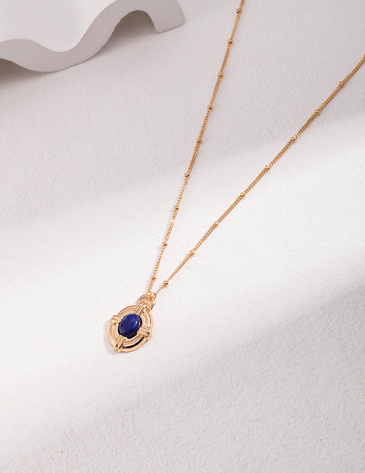 Sterling Silver Lapis Lazuli Necklace