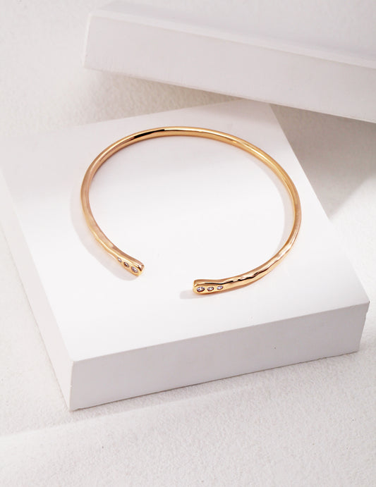 S925 Silver Minimalist Bangle