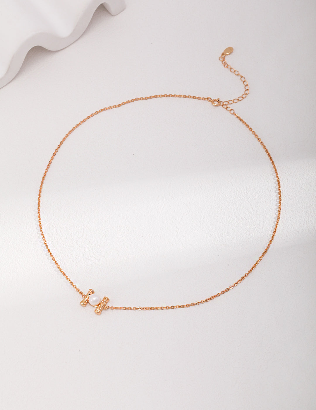 Pure Silver Pearl Necklace