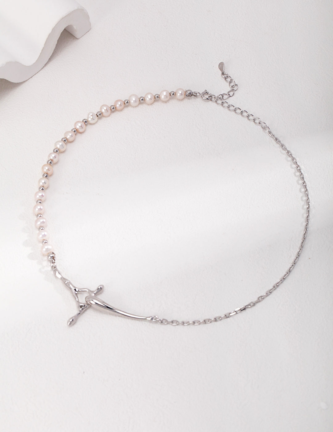 Sterling Silver Pearl Necklace