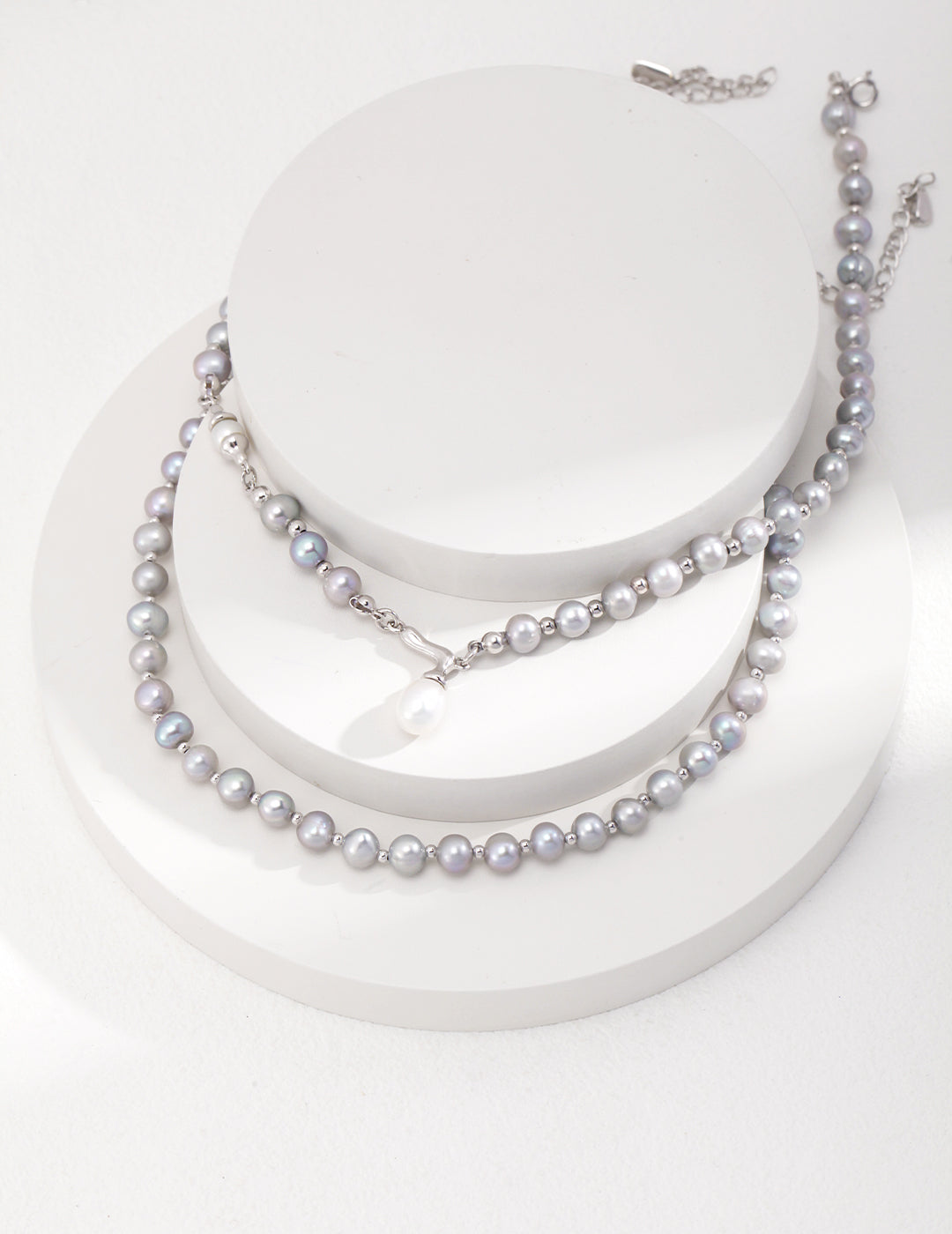 Sterling Silver Pearl Necklace