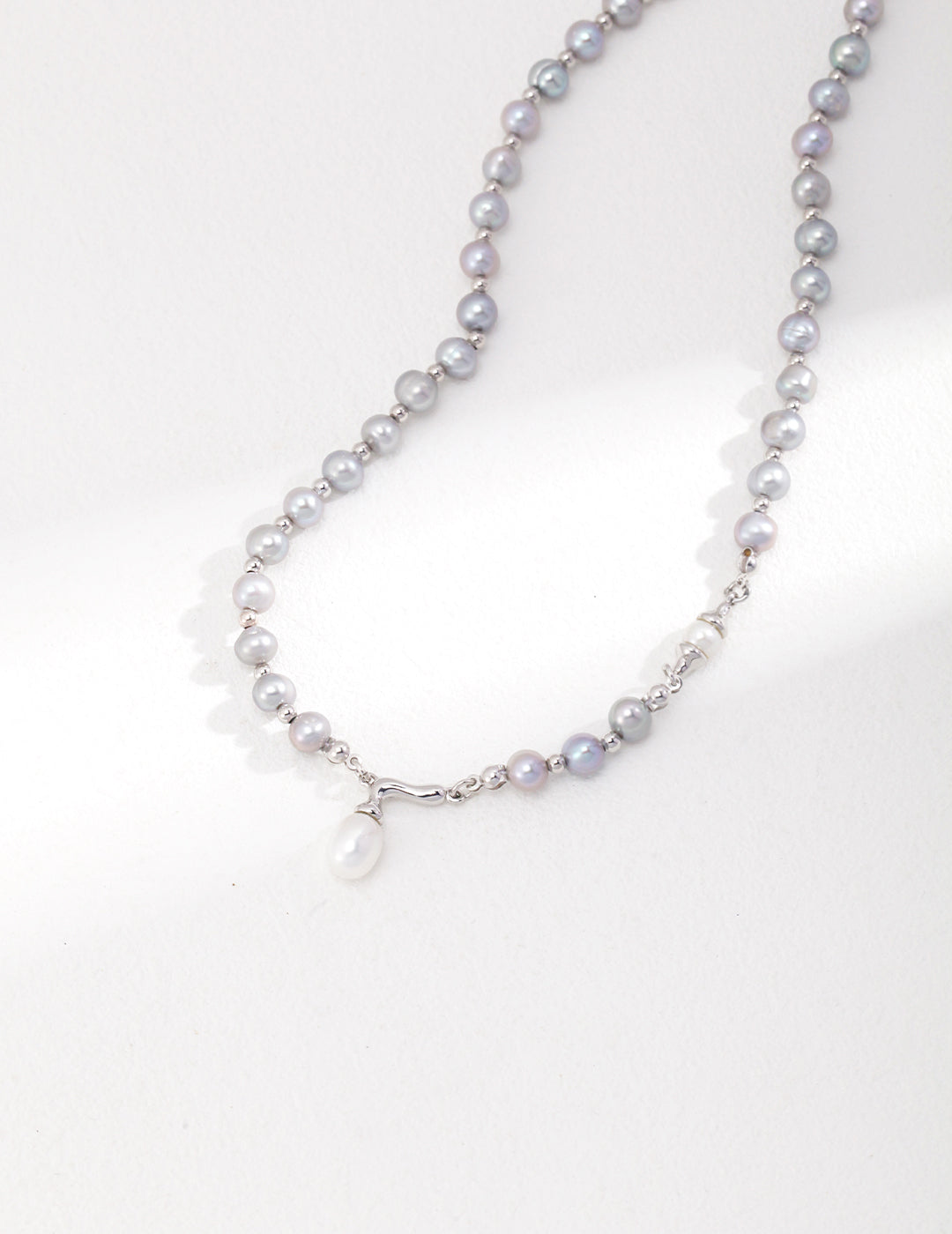 Sterling Silver Pearl Necklace