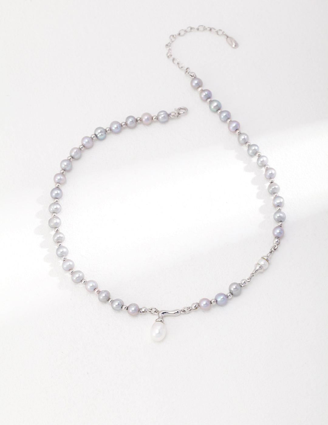 Sterling Silver Pearl Necklace