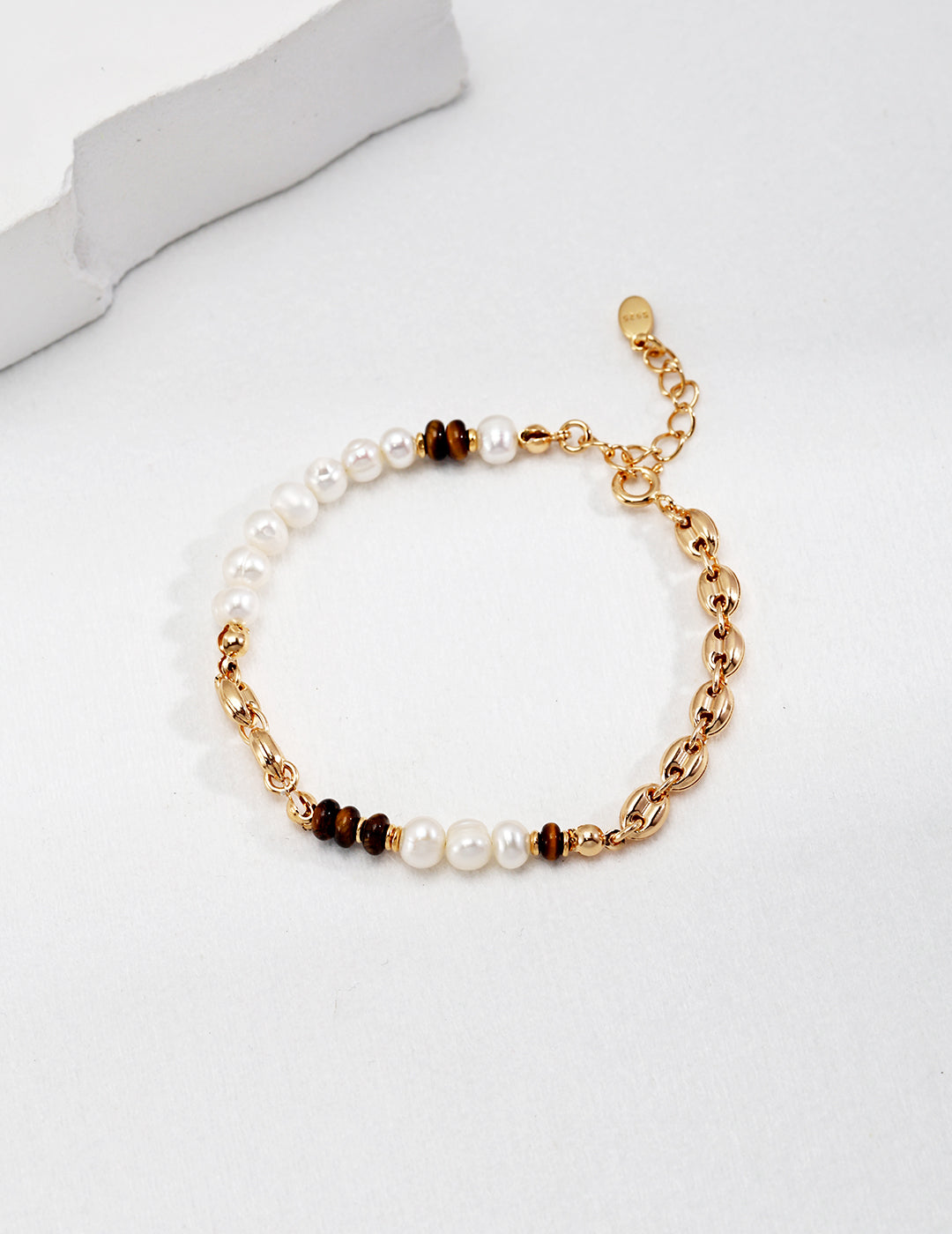 925 Sterling Silver Pearl Bracelet