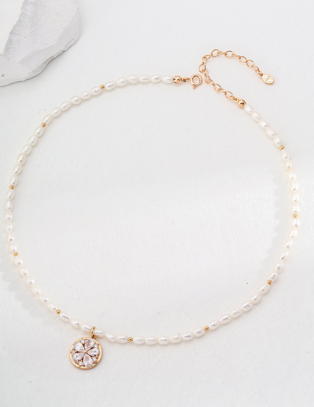 Sterling Silver Pearl Necklace