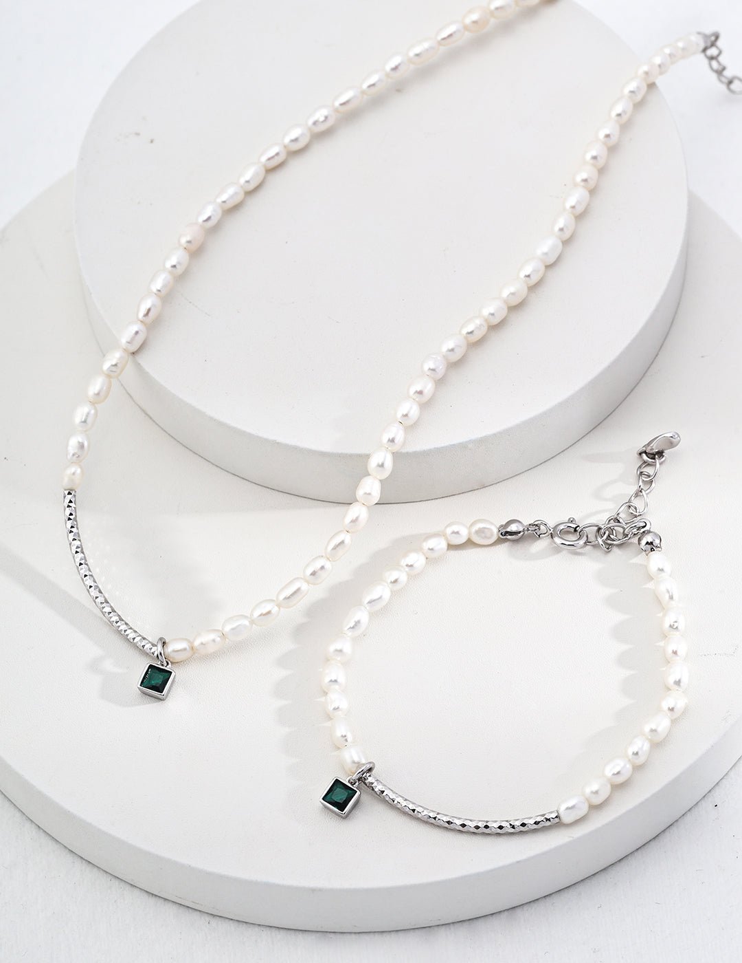 925 Sterling Silver Pearl Necklace