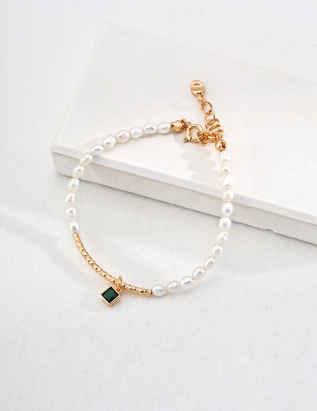 925 Sterling Silver Pearl Bracelet