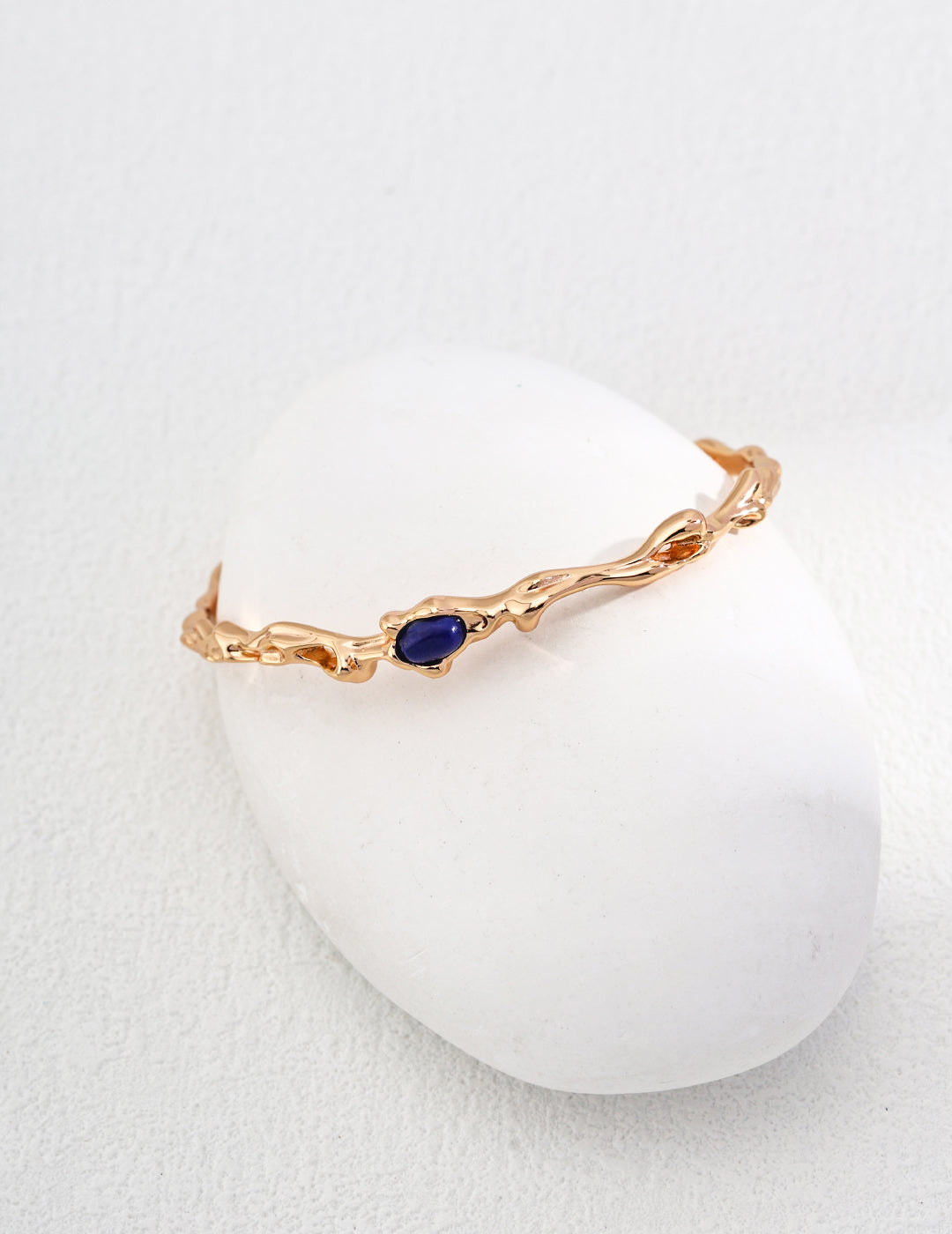 S925 Silver Lapis Lazuli Bracelet