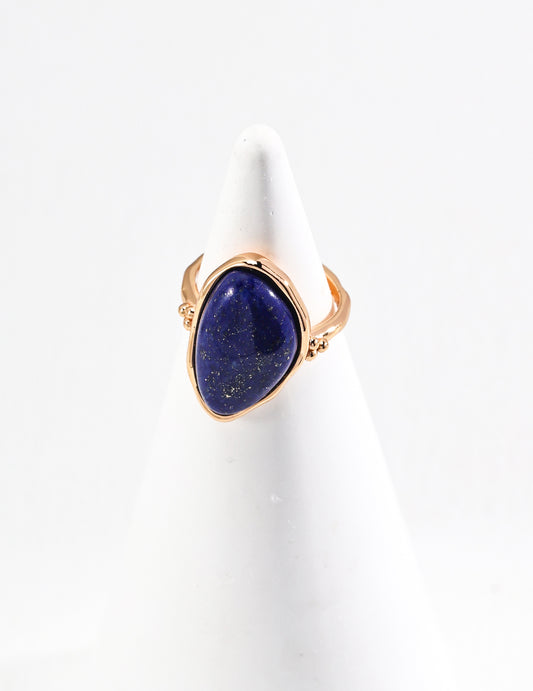 S925 Silver Vintage Lapis Lazuli Ring