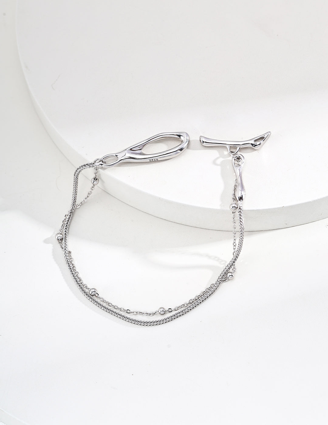 S925 Silver Simple Bracelet