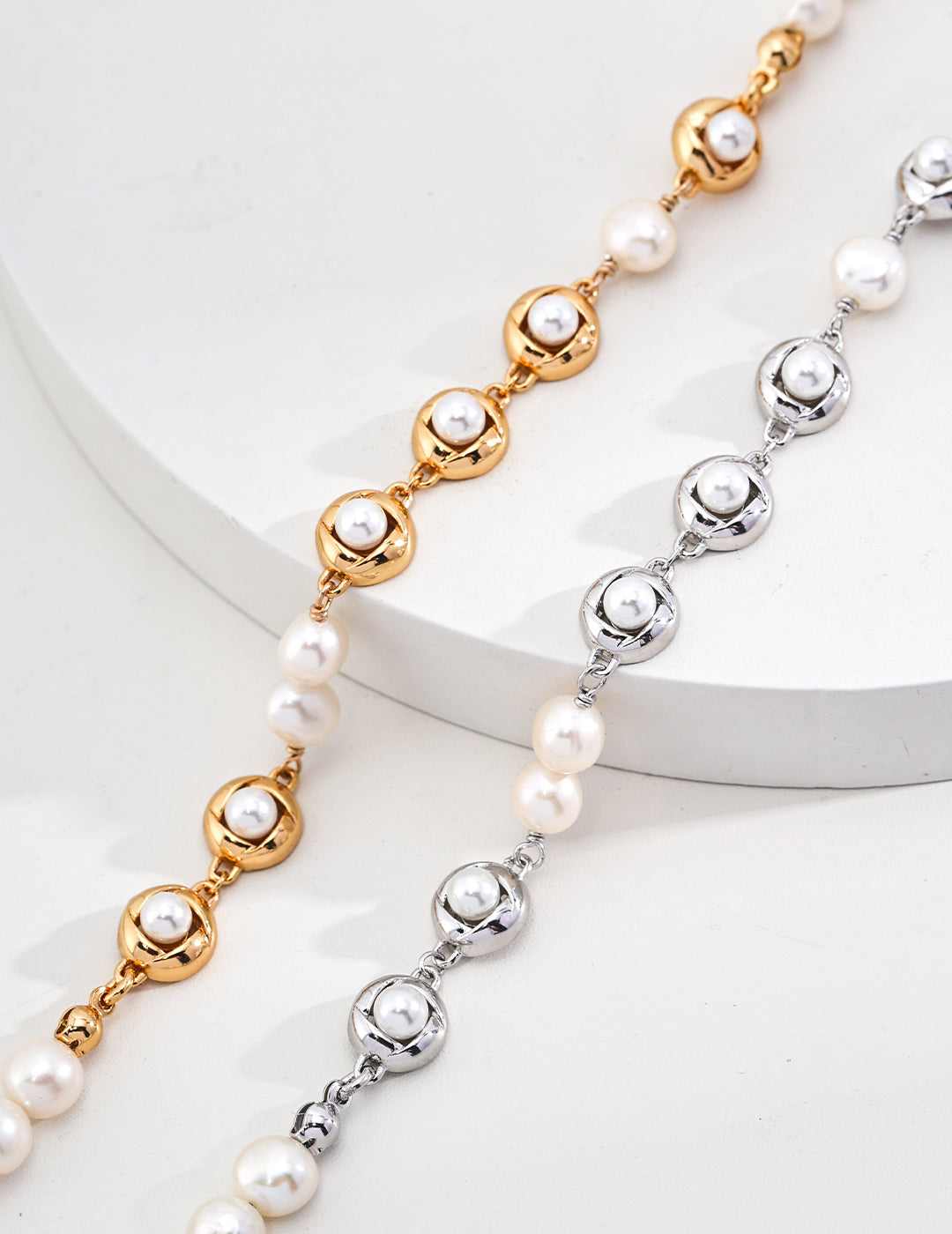 S925 Silver Fashionable Natural Pearl Bracelet