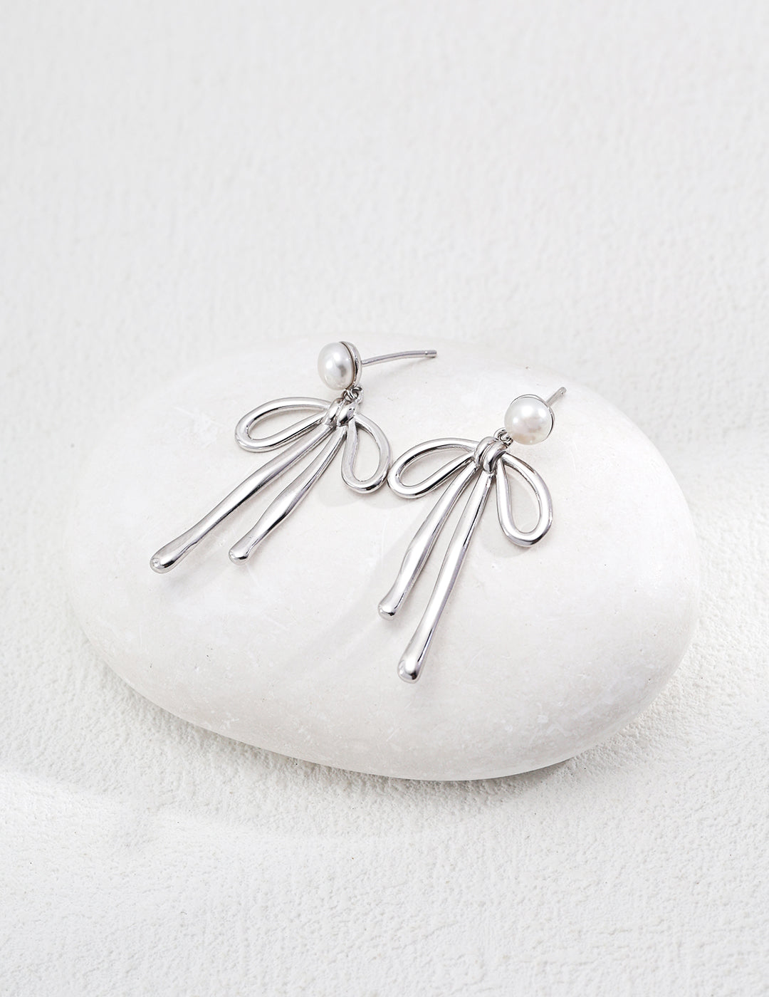 S925 Sterling Silver Natural Pearl Earring