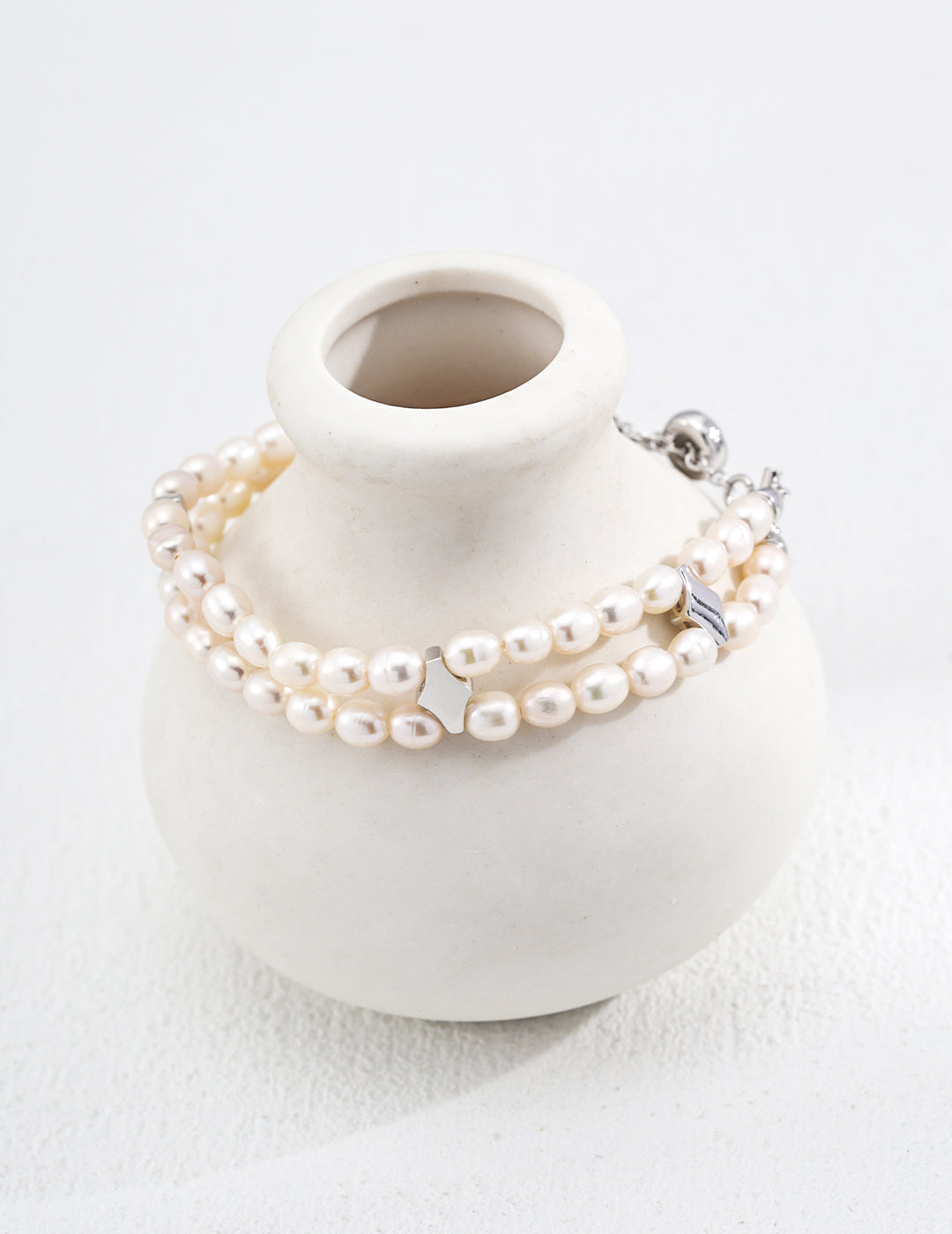 S925 Silver Natural Pearl Bracelet