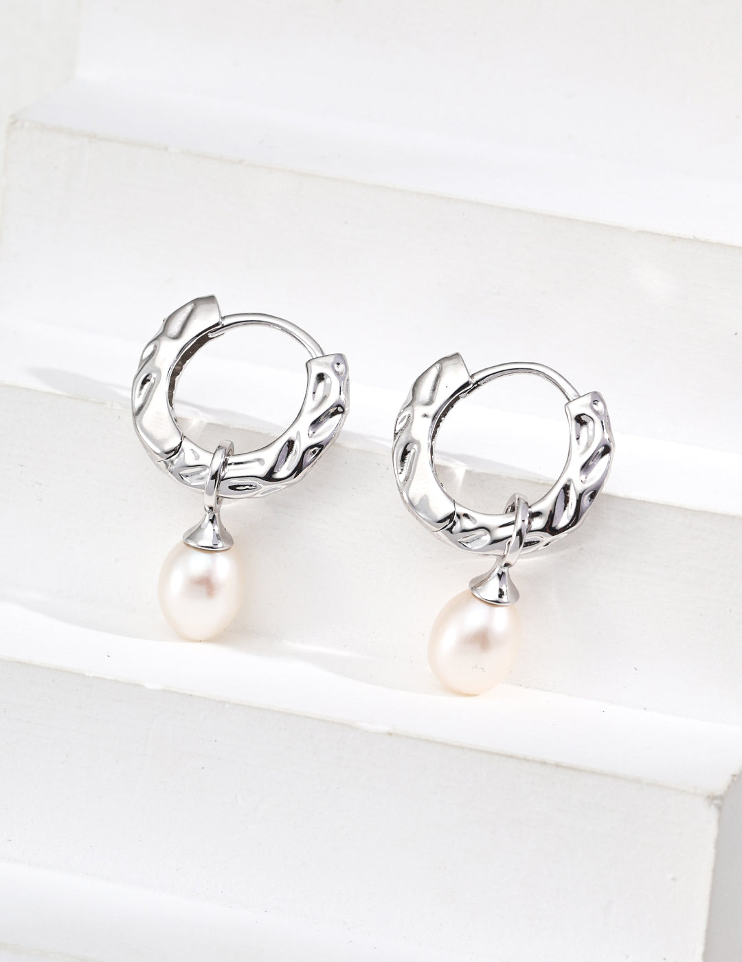 S925 Silver Vintage Natural Pearl Earrings - 18k Gold Vermeil & Pearl  (Pearls are detachable / Not sold separately)