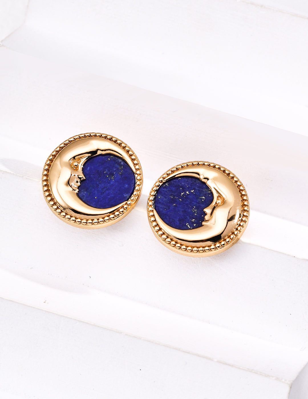 S925 Silver Vintage Lapis Lazuli Earrings